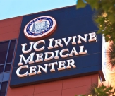 Exterior shot of the UC Irvine Medical Center 