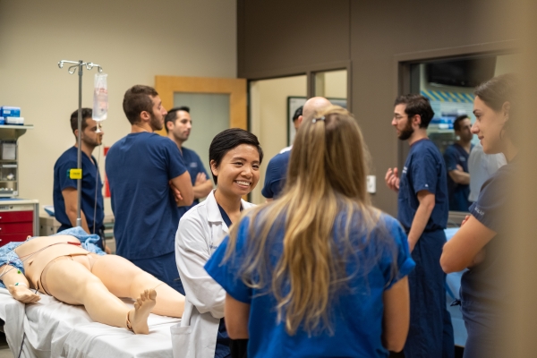 Trauma Experience at UCI - A photo of residents training