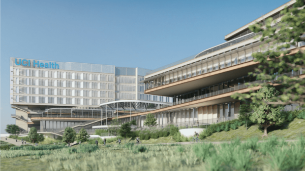 Rendering of proposed hospital