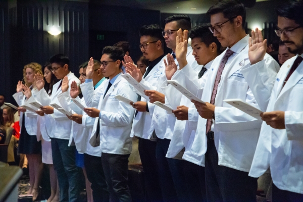 Medical Students at the White Coat Ceremony