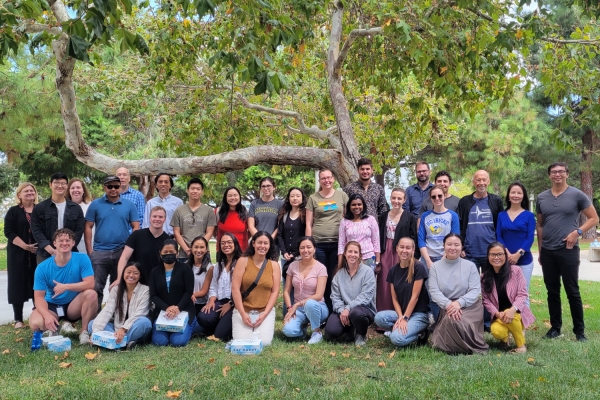 Group photo of Physiology & Biophysics graduate students