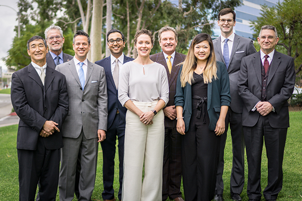 A group photo of administrative staff and faculty in the Department of Plastic Surgery
