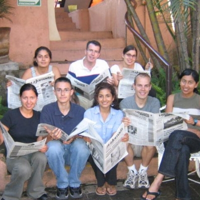 Group of medical students. 