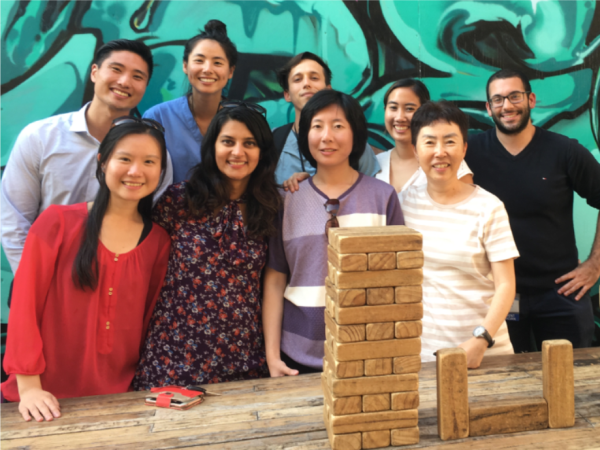 Family medicine residents visit the 4th street market for a resident outing