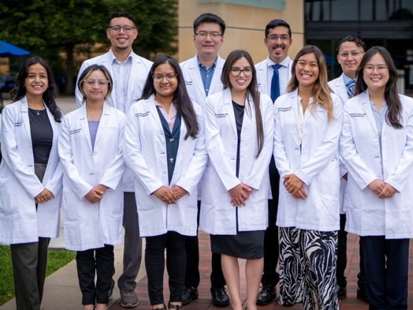 Group portrait of 10 family medicine residents