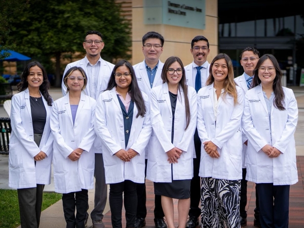 Group portrait of 10 family medicine residents