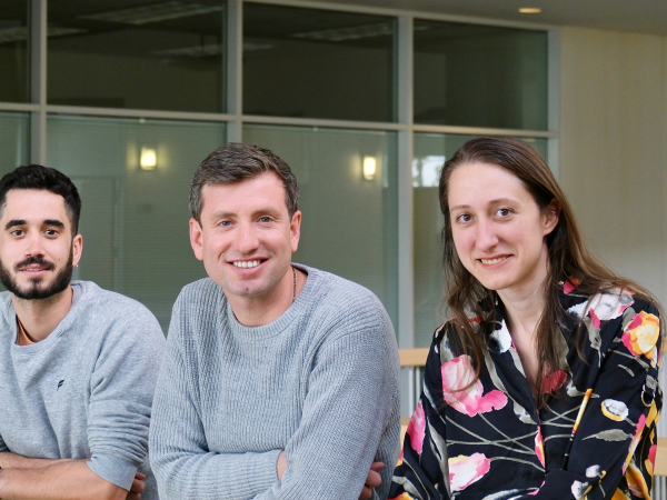 Pedro Ortega, Remi Buisson and Elodie Bournique
