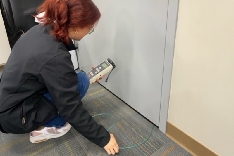 A photo of BSL-3 Training: Testing Door