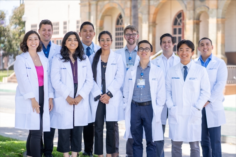 Group portrait of 10 family medicine residents