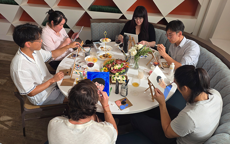 Painting Event photo 2 — Child & Adolescent Psychiatry (CAP) Fellows