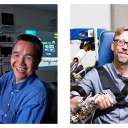Side-by-side photos of G. P. Li and David Reinkensmeyer