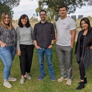 Members of the Pannunzio lab team