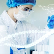 scientist doing genetic testing