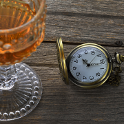 Alcohol and clock