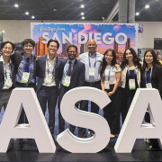 A group of resident and faculty attending the Anesthesiology Annual Meeting.