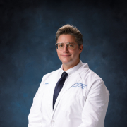 Sean Coeckelenbergh, MD, PhD, in whitecoat