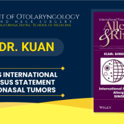 Ed Kuan, MD, authors international consensus statement for sinonasal tumors news thumbnail