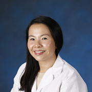 Jessica Shiu in whitecoat
