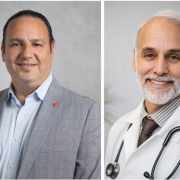 Side-by-side headshots of Arash Kheradvar and Gregg Pressman. 