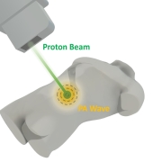 Protoacoustic imaging to localize the Bragg peak