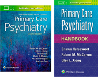 A image of the cover of Primary Care Psychiatry - Textbook & Handbook