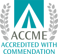 ACCME Accredited with Commendation Logo