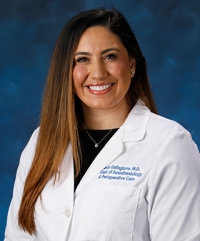A photo headshot of Sarah Giafaglione for Anesthesiology & Perioperative Care