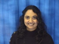 A profile headshot of Swathi Ariyapadi