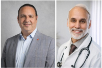 Side-by-side headshots of Arash Kheradvar and Gregg Pressman. 