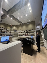 Radiological Sciences Chair Vahid Yaghmai presenting