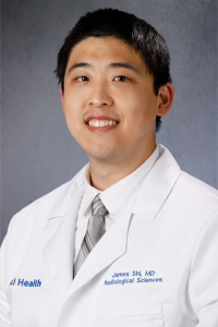 James Shi headshot with gray background