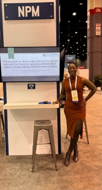 Angelica Gordon presented her academic poster on “Prevalence of health-related social needs and association with imaging appointment cancellations among patients with cancer ” at RSNA 2024 on December 3rd, 2024. 