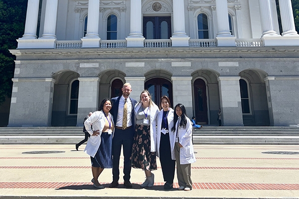 Pediatrics residents at the AAP California Advocacy Day