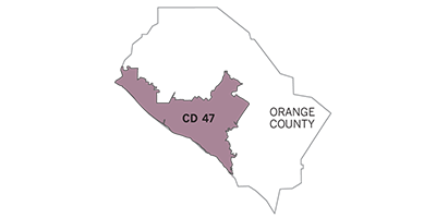 47th CA Congressional District map