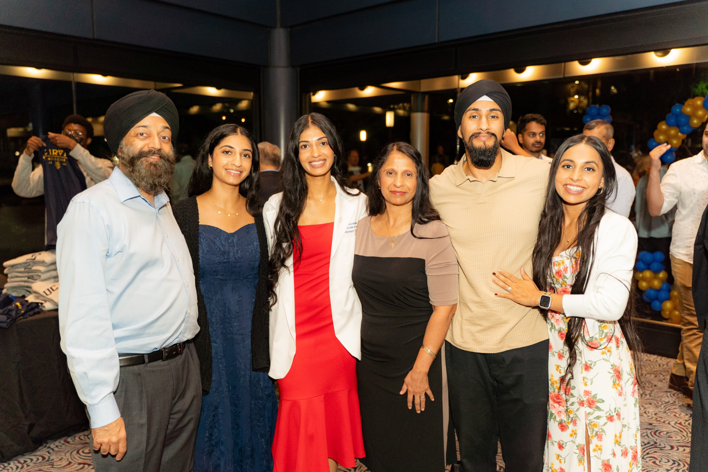 Arora and five family members