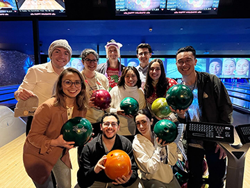 ENT resident bowling night