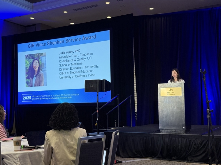 Julie Youm at the GIR conference