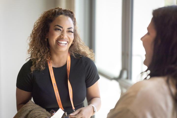 TNT PC-TEAM fellowship lead talking with fellow