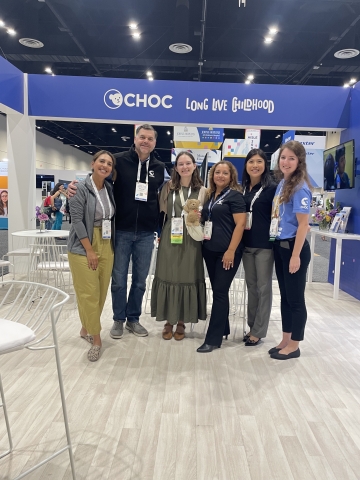 Pediatrics residents at the American Academy of Pediatrics (AAP)-Orange County Chapter research conference