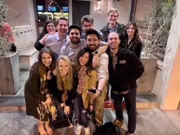 ENT residents enjoy a night out together