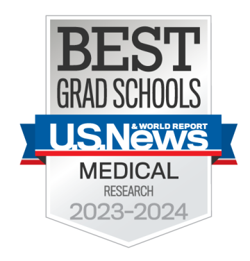 US News Best Grad Schools for Medical Research 2023-2024 badge