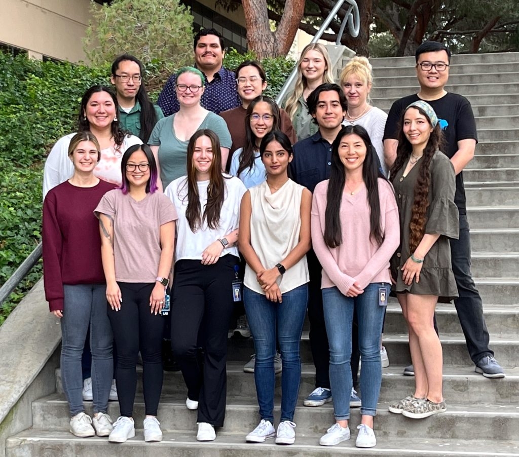 Group photo of Grad Students in the Department of Microbiology & Molecular Genetics
