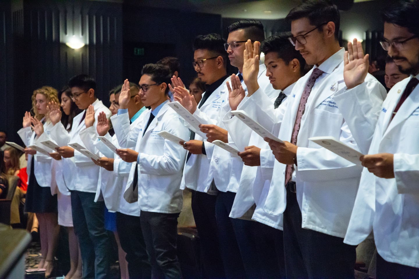 Medical Students at the White Coat Ceremony